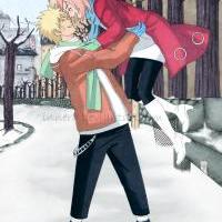 Date in the winter, NaruSaku